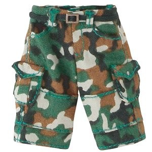 Half Cargo Pants (Camouflage Green), Azone, Accessories, 1/12, 4582119985189
